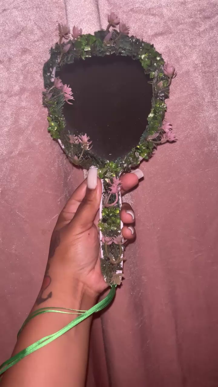 Custom Luxe Mirror- Enchanted Garden