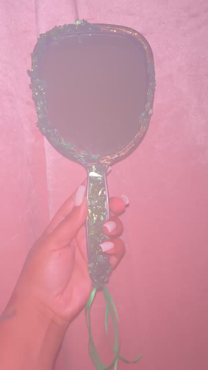 Custom Luxe Mirror- Emerald Goldie