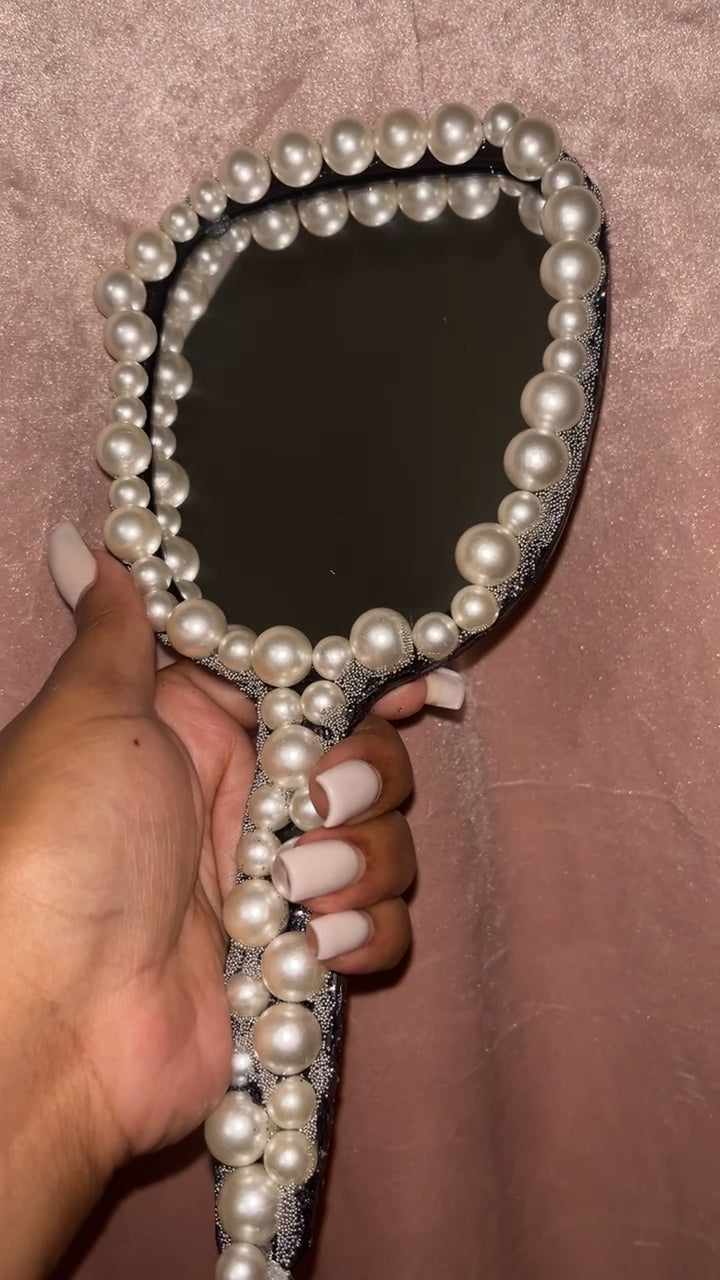 Custom Luxe Mirror-Noir Pearl